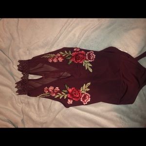 Lace Rose Body suit